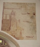 photo of the wall painting on the North wall of the Nave